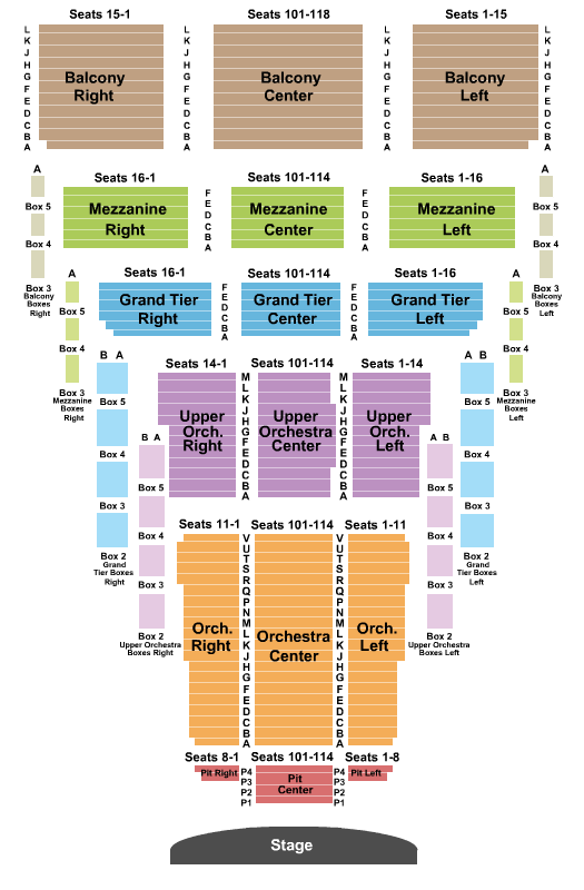 Thelma Gaylord PAT At Civic Center Music Hall Nutcracker Seating Chart